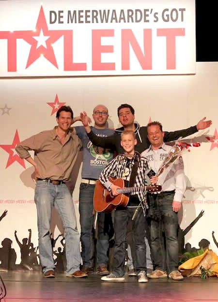 Poster voor talentenjacht De Meerwaarde, april 2012