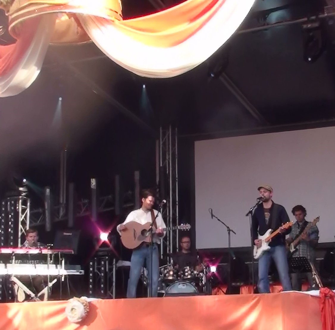 \'The Real Music Revival\' at a Queensday concert at Oudewater, Netherlands in 2010